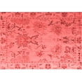thumbnail image 1 of Ahgly Company Machine Washable Indoor Rectangle Abstract Red Modern Area Rugs, 7' x 10', 1 of 4