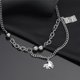 thumbnail image 1 of Collar de acero de titanio estilo hip-hop europeo y americano a juego para hombres y mujeres 55 cm, 1 of 5
