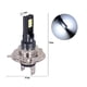 thumbnail image 4 of Bombilla de faro delantero de coche H4 H7 3030 Bombilla de faro delantero de coche 50000 horas de vida útil (H4) Tmvgtek Accesorios para autos y motos, 4 of 9