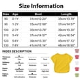 thumbnail image 3 of YOUYEDIAN Summer Tops for Kids Comfortable Cotton Solid Color Short Sleeve Boys Girls T-Shirt Casual Round Neck Basic Tops (Yellow, 2-3 Years), 3 of 9