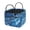 Blue marble pattern, variant on Garronmavis Tropical Sunset Palm Tree Quilted Laundry Basket, Foldable Decorative Fabric Laundry Hamper with Handles, Large Capacity Storage Basket for Bedroom, Nursery, Bathroom
