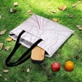 thumbnail image 6 of Colorful Floral Bohemia Picnic Blanket Waterproof Outdoor Beach Blanket Hand-held Pad Suitable for Travel, Camping, Beach, Family Gatherings, 6 of 8