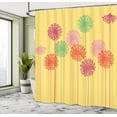 thumbnail image 4 of Indie Shower Curtain, Dream Big Work Hard Typography Design with Galaxy Outer Space Modern Words, Cloth Fabric Bathroom Decor Set with Hooks,  Grey White, 4 of 4