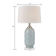 Elk Home La Joliette 24-inch High 2-Light Table Lamp in Pale Blue - Set of 2