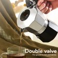 thumbnail image 3 of Moka Pot Sabor Más Intenso 3 Tazas Moka Pot 150ML para Regalo ANGGREK Otros, 3 of 8