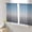 Blue, variant on Gradient Blue Grey Abstract Art Semi Sheer Curtains 45 Inch Length 2 Panels Set, Sheer Kitchen Curtain Privacy Voile Window Curtain for Living Room Bedroom Rod Pocket Drapes