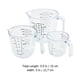 thumbnail image 2 of unbranded 3Ud Tazas Medidoras Transparentes De Material PP Ligero Para Medir Líquidos Con Precisión, 2 of 8