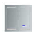 thumbnail image 2 of Lexora Home Bracciano 36" x 36" LED Medicine Cabinet with Defogger, 2 of 6