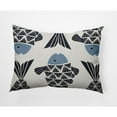 thumbnail image 2 of E by Design Big Fish Nautical Indoor/Outdoor Lumbar Throw Pillow, 2 of 4