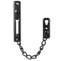 Homoyoyo Black Stainless Steel Door Chain 304 Grade Security Chain for Balcony and Window Safety 1 Set
