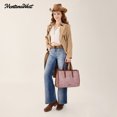 thumbnail image 4 of Montana West Laptop Tote Bag for Women 15.6 Inch Computer Bags Business Office Work Briefcase With Adjustable Shoulder Strap, Pink, 4 of 7