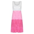 thumbnail image 4 of Vestido HUOGUO, estampado de moda para mujer, vacaciones y verano, sin mangas, 4 of 5