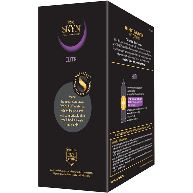 SKYN Elite Lubricated Non Latex Condoms, 36 Count HSA/FSA Eligible - Walmart.com SKYN Elite Lubricated Non Latex Condoms, 36 Count HSA/FSA Eligible - Walmart.com