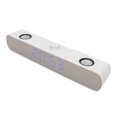 thumbnail image 4 of Haut-parleur d'Ordinateur BT, PC Portable Stéréo Hi-Fi avec Réveil, Radio FM et Caisson de Basses Intégré, Haut-Parleur PC USB 3,5 mm Entrée AUX pour Bureau, Portable, Téléphone, Moniteur, 4 of 7