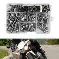 thumbnail image 3 of Accesorios de tornillos de motocicleta con clips de empuje que reemplaza los kits de pernos de s laterales de accesorios Plata Soledad Tornillos de parabrisas, 3 of 9