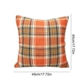 thumbnail image 3 of Fall Plaid Throw Pillow with Insert, Double-Sided Tartan Cushion for Sofa, Couch or Bed, 3 of 6