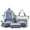 Blue, variant on Backpack 4 Piece Set Large Capacity School Bookbag Lightweight Daypack with Accessories Backpack for School Travel and College