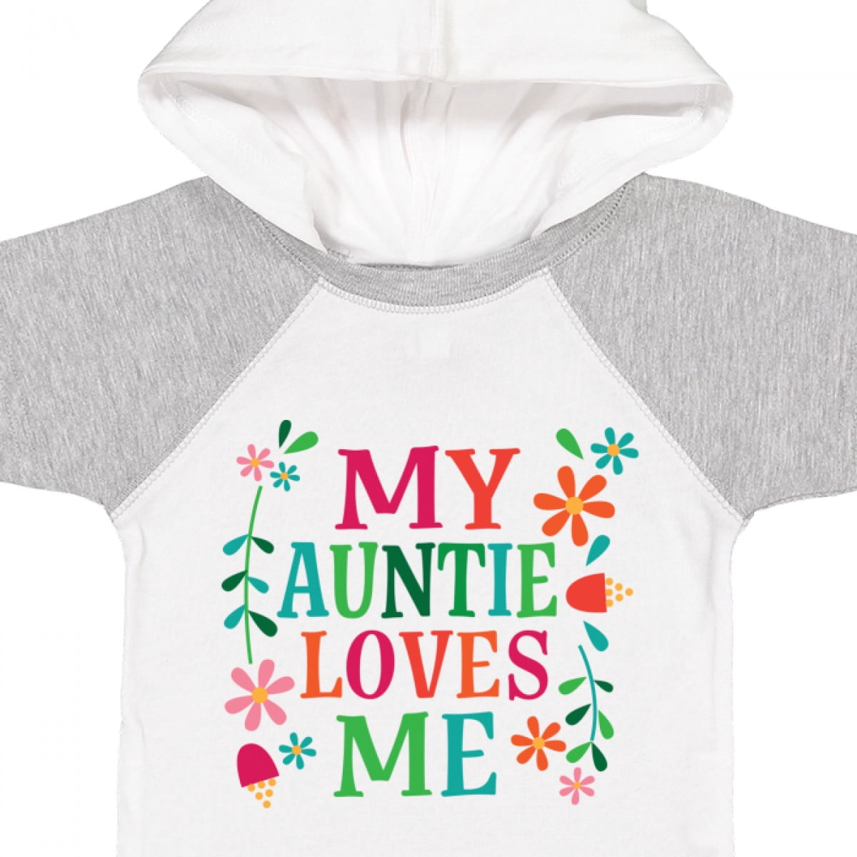 Inktastic My Auntie Loves Me Girls Girls Baby Bodysuit