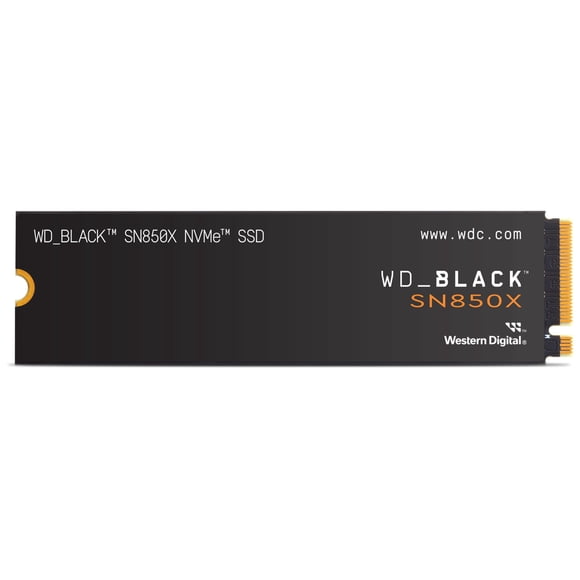 Unidad de estado sólido interna para juegos WD_BLACK SN850X NVMe de 4 TB - PCIe Gen4, M.2 2280, hasta 7300 MB/s - WDS400T2X0E