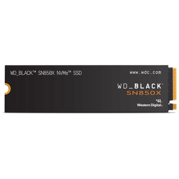 Unidad de estado sólido interna para juegos WD_BLACK SN850X NVMe de 4 TB - PCIe Gen4, M.2 2280, hasta 7300 MB/s - WDS400T2X0E