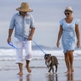 thumbnail image 4 of Wolfone Correa Larga Impermeable para Perro de 5 Ft para Entrenamiento y Llamada Al Aire Libre (Azul), 4 of 7