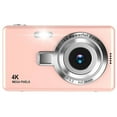 thumbnail image 2 of MAKATA 4K Digital Camera for Kids Teens, Boys Girls  Student (PINK) Point and Shoot Camera 50 MP 16X Zoom 1080P HD 32GB SD Card Autofocus Rechargeable Battery Vlogging Birthday Holiday Gift, 2 of 9