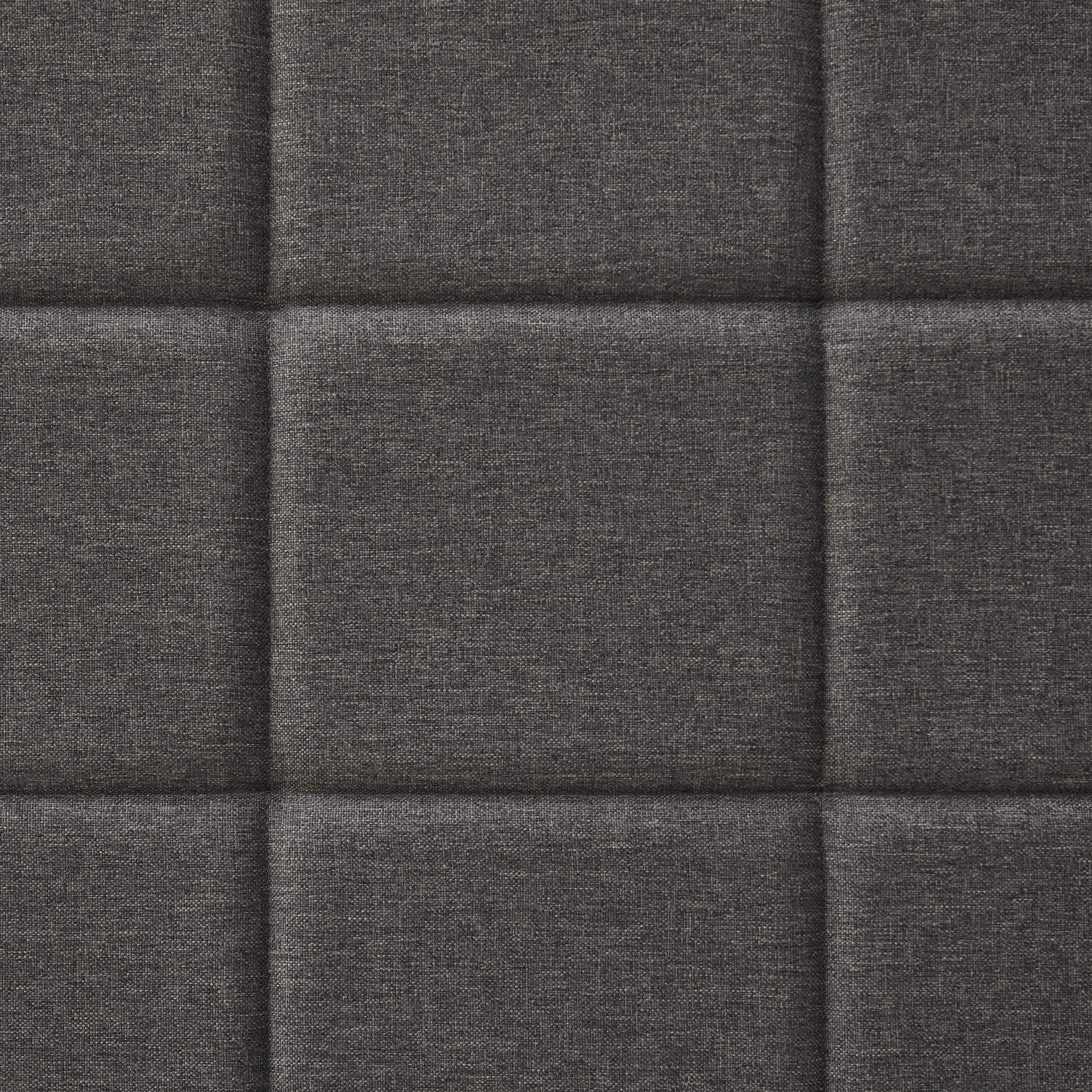 LammaLoe Square Tufted Upholstered King Headboard with Adjustable Height, Grey, King