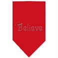 thumbnail image 1 of Believe Rhinestone Bandana Red Small, 1 of 1
