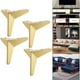 thumbnail image 3 of 4 piezas de muebles triangulares de resistencia patas de sofá patas de silla patas de repuesto patas de pequeña escritorio de silla, Oro 13cm Macarena Patas del gabinete del sofá, 3 of 8