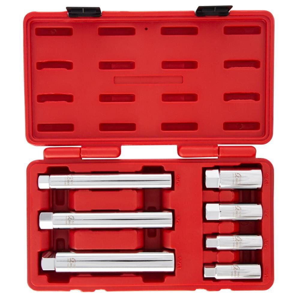 Sunex 8845 7 Piece 3/8" Drive Spark Plug Socket Set