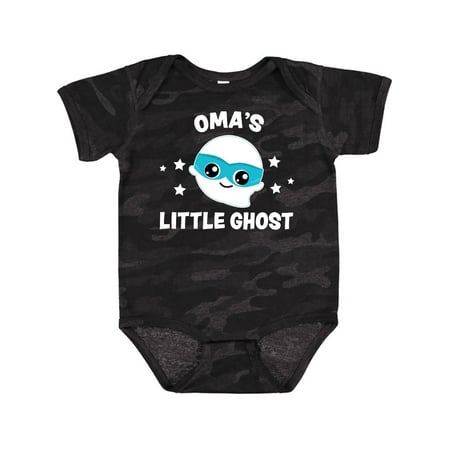 

Inktastic Cute Oma s Little Ghost with Stars Gift Baby Boy or Baby Girl Bodysuit
