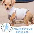 thumbnail image 3 of Raindrops Breathable Sky Blue Dog Rain Jacket Easy to Wear Reflective Waterproof Pet Raincoat for Outdoor Use, 3 of 6