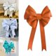thumbnail image 3 of Accesorios de decoración con lazo, lazo gigante para festivales navideños en interiores y exteriores. naranja, 3 of 9