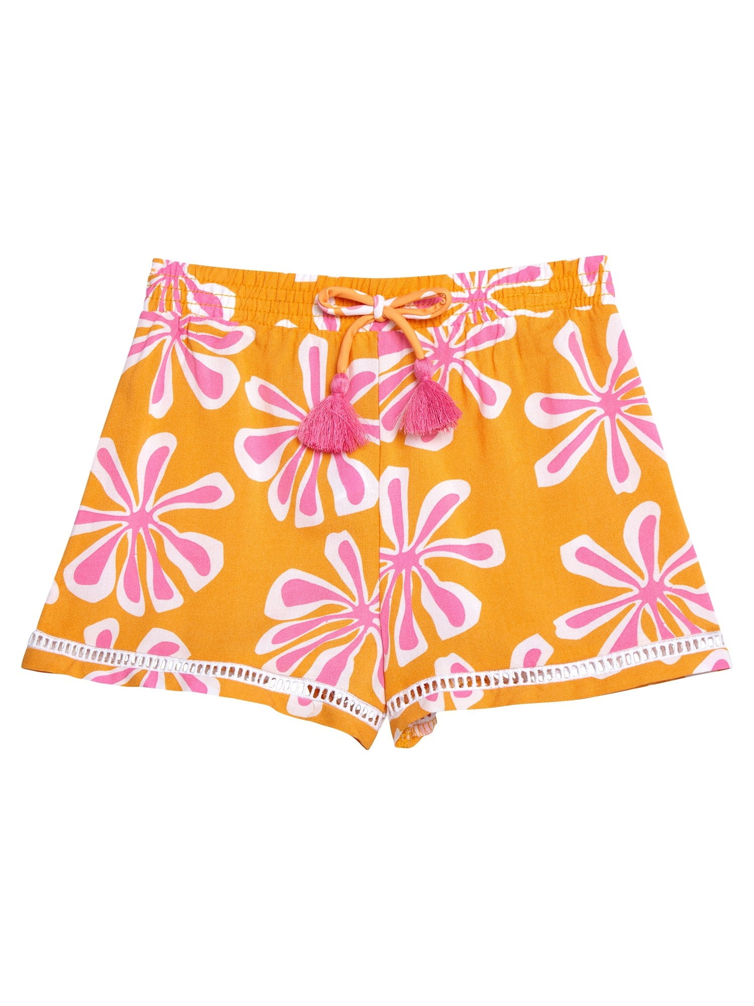 Jessica Simpson Toddler Girl Swimsuit Set with Shorts, 3- Piece Set, Sizes 2T-4T