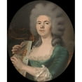 thumbnail image 2 of Isabelle Pinson 20x23 Gold Ornate Framed and Double Matted Museum Art Print Titled - Presumed Portrait of Rosalie Dugazon (1755-1821), Singer (1787), 2 of 4