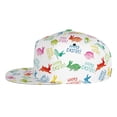 thumbnail image 3 of Fotbe Happy Easter Rabbit Flat Bill Visor Cap Classic Snapback Hat Polyester Foam Trucker Hat Trucker Cap Adjustable Baseball Cap, 3 of 9