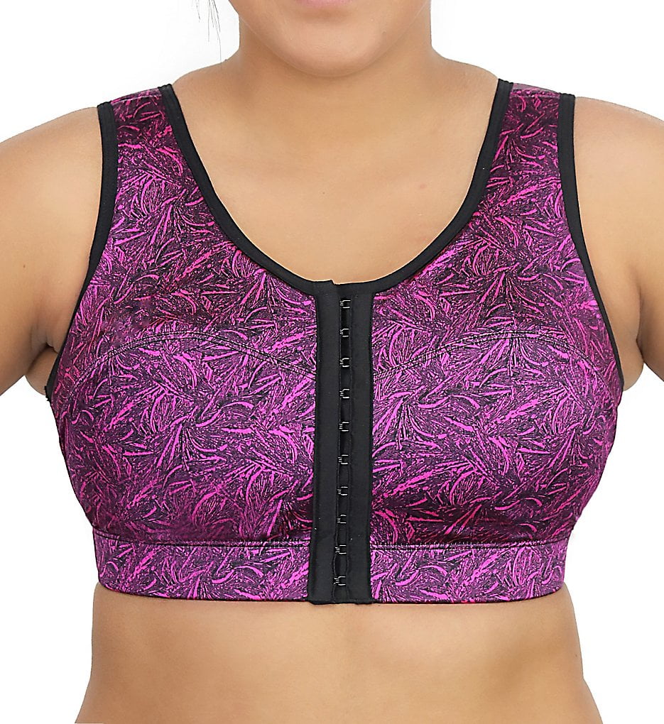 high impact sports bra front closure