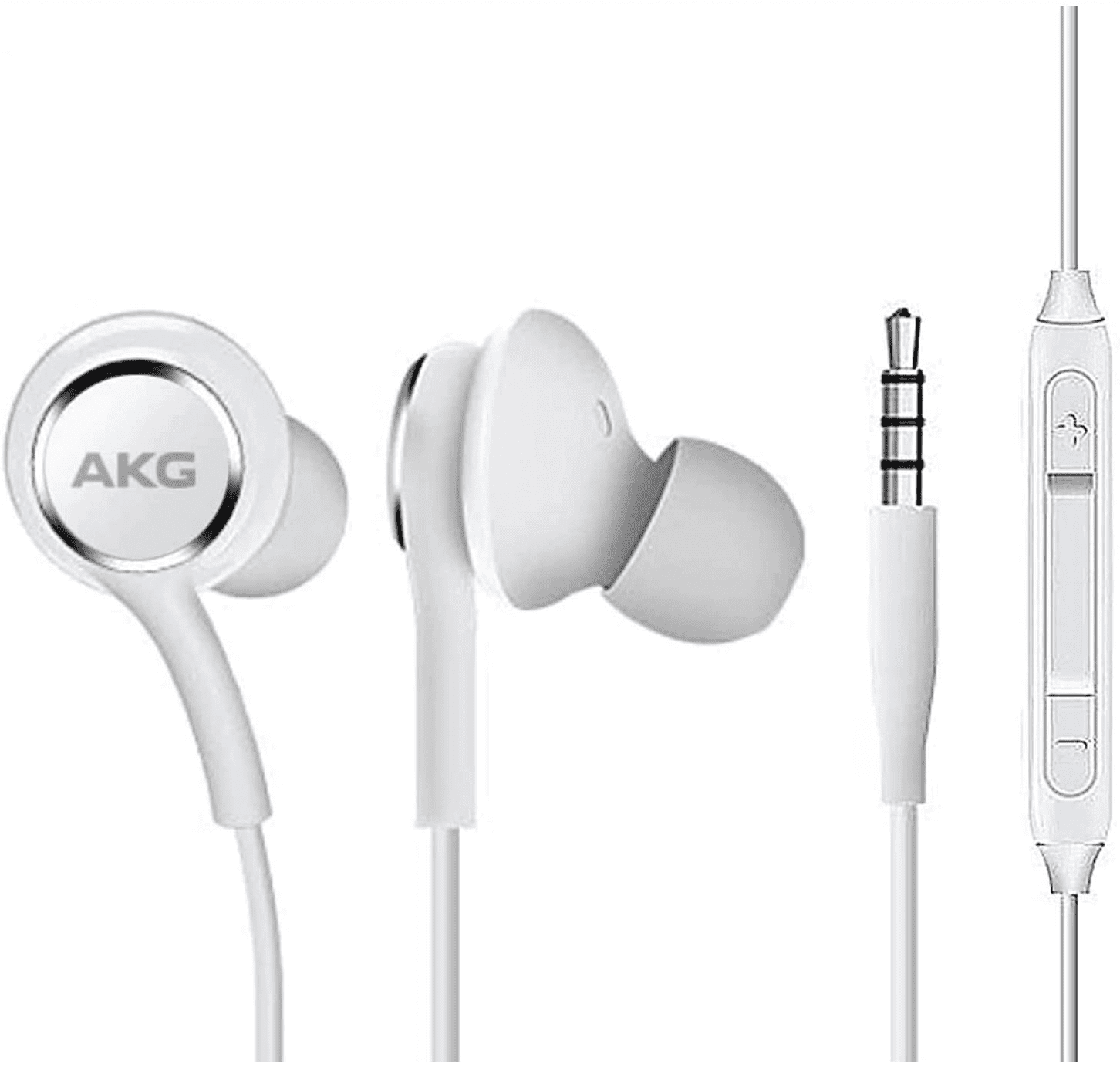 OEM Amazing Stereo Headphones for Samsung Galaxy C10 White - AKG Tuned -  with Microphone (US Version With Warranty) (US Version With Warranty) -  Walmart.com