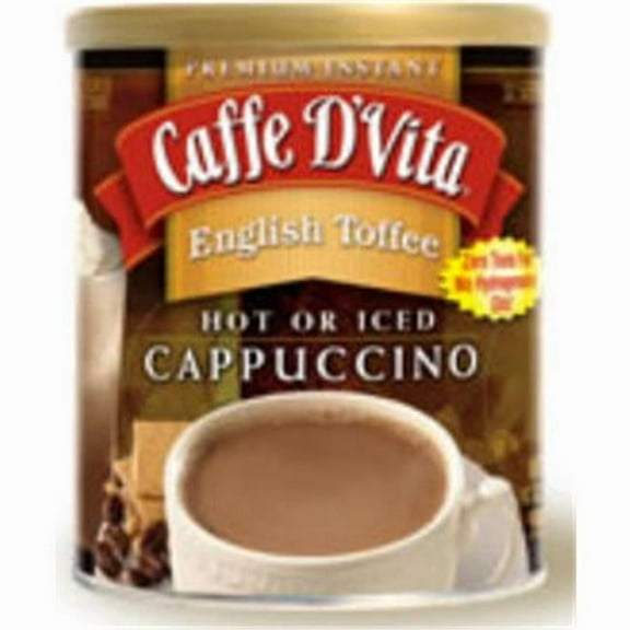 Caffe DVita English Toffee Cappuccino 6 1lb canisters
