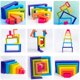thumbnail image 3 of Rainbow Stacking Toys Wood Rainbow Stacker Bloques de Construcción rico y de Rompecabezas de Anidación, Juguetes Educativos Tempranos Montes paquete 2 Hugo Bloques de construcción de arco iris de madera, 3 of 8