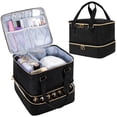 thumbnail image 1 of Bolsa organizadora de esmaltes de uñas Uross con capacidad para 42 botellas y lámpara de uñas, 1 of 6