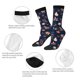 thumbnail image 4 of Balery Autumn Leaves With Blue Calcetas Largas con Estampado para Hombre y Mujer – Suaves y Transpirables, Talla Única (US 5-11), 4 of 6
