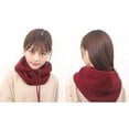 thumbnail image 4 of Uooqdmx Hooded Scarf for Women Christmas Gifts Winter Scarf Winter Accessories for Women Winter Hats for Women Gorros De Frio Para Mujeres Hat with Scarf Attached Brown One Size, 4 of 7