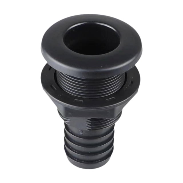 Tapón de drenaje ABS para embarcaciones, hermético, pasacascos, para montaje de bomba de achique de yate. Negro 65 x 33 x 33 cm