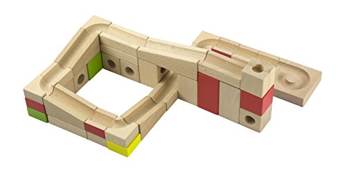 classic wooden marble run