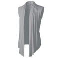 thumbnail image 1 of SHIXIAOO Mens Solid Color Shawl Personality Solid Color Fashion Men's Sleeveless Knit Cardigan Men's Christmas Sweater Mens Washable Cardigan Knit Men Sweater Mens Button Sweater Men Sweaters Sweater, 1 of 4