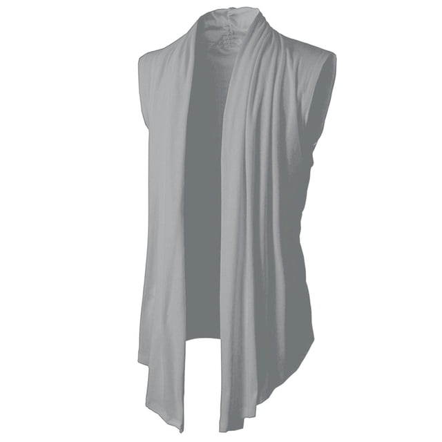 SHIXIAOO Mens Solid Color Shawl Personality Solid Color Fashion Men's Sleeveless Knit Cardigan Men's Christmas Sweater Mens Washable Cardigan Knit Men Sweater Mens Button Sweater Men Sweaters Sweater
