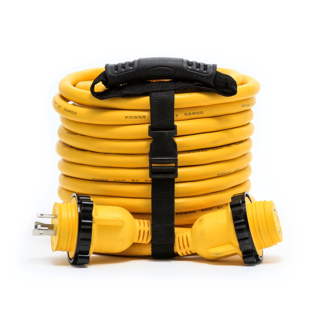 Camco 55613 RV 50' 30Amp Male and 30Amp Female PowerGrip Marine