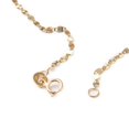 thumbnail image 4 of Cadena Collar Ametrinaa Valentina Estrella Tritono 2mm Unisex 40cm oro Italiano solido 10k, 4 of 5