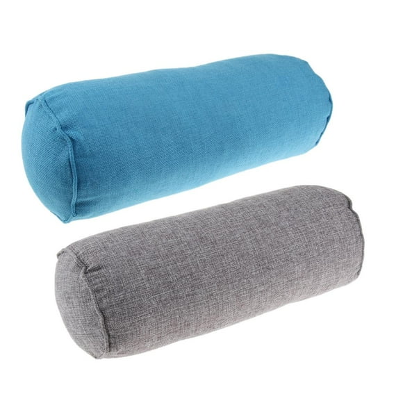 STARTIST Pack of 2x Soft Neck Roll Pillow Cervical Bolster Shoulder Spine Neck Support